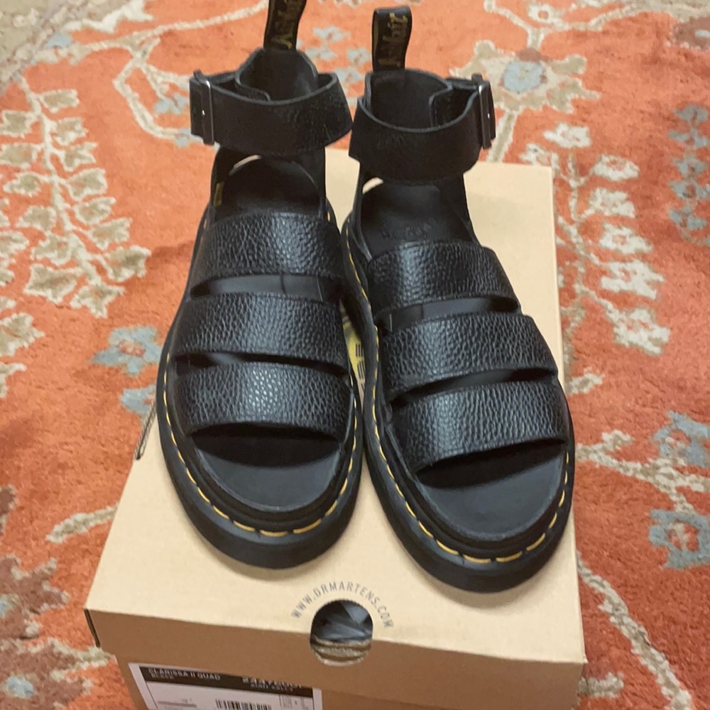 Dr. Martens Clarissa II Quad platform sandal.